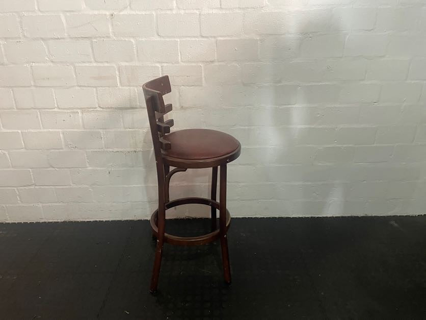 Cherry Wood Bar Stool - PRICE DROP