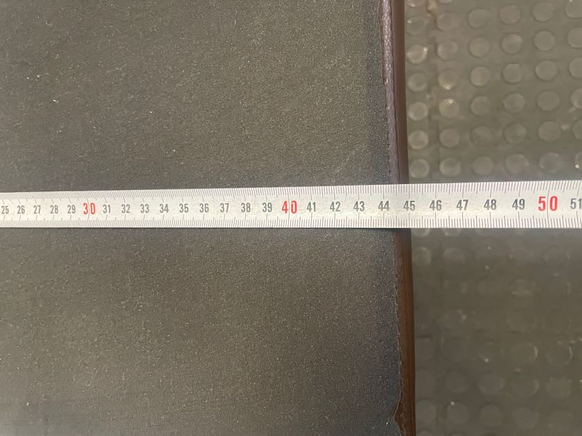 Brown Steel Framed Chair (Material Peeling) - PRICE DROP