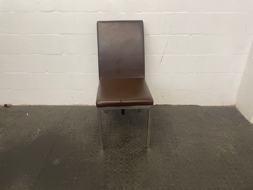 Brown Steel Framed Chair - PRICE DROP