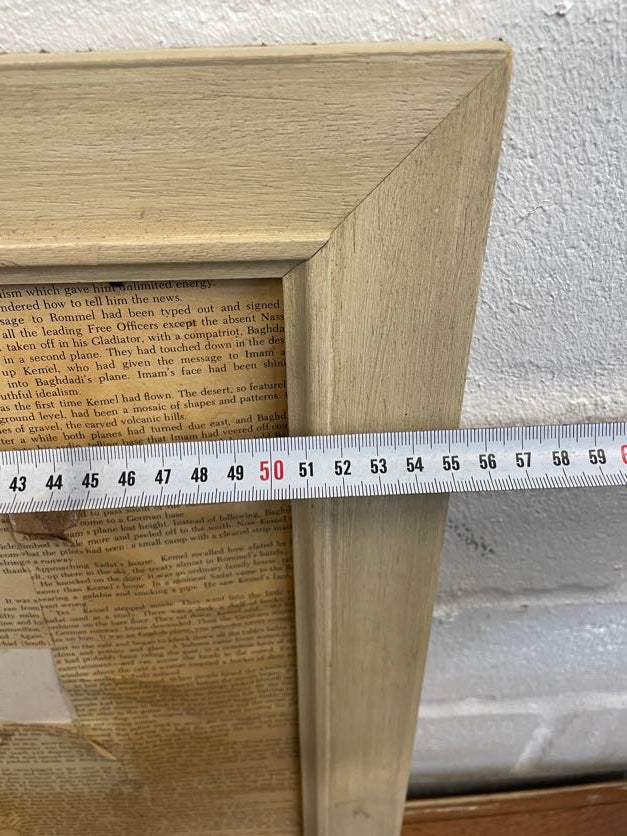 Newspaper Print Picture Frame