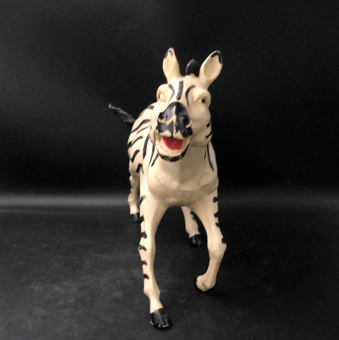 Rubber Zebra Figurine