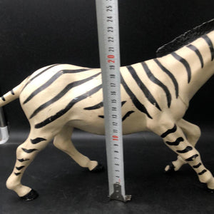Rubber Zebra Figurine