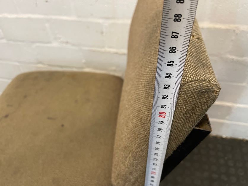 Grey Black Frame Visitors Chair - REDUCED - PRICE DROP - 2ndhandwarehouse.com