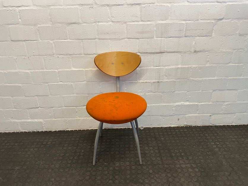 Orange Seat Visitors Chair - REDUCED