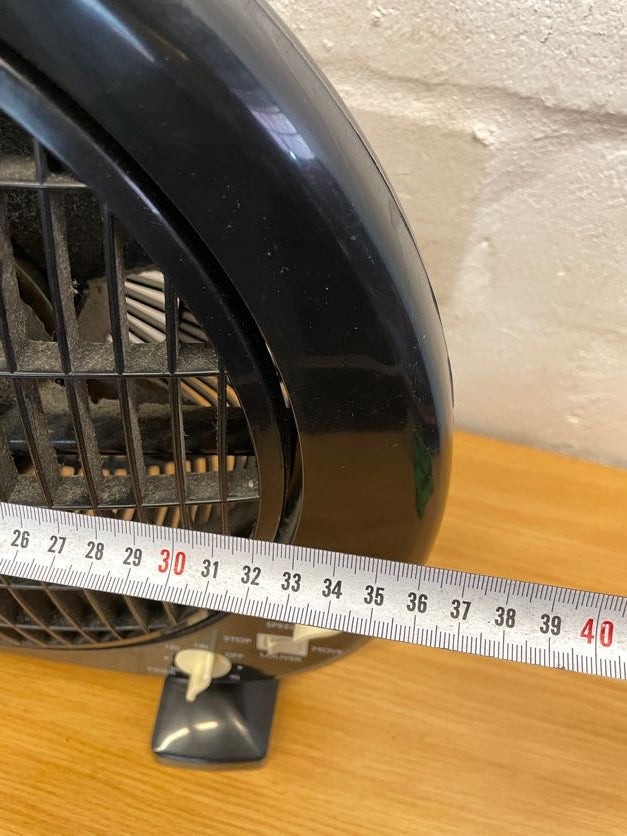 Black Salton Desk Fan (Timer Not Working)
