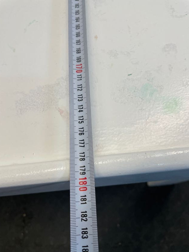 White Coffee Table with 3 Holes - PRICE DROP - 2ndhandwarehouse.com