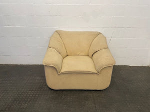 Cream Airflex 1 Seater Couch-REDUCED