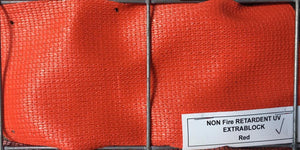 Red 3m(W) Shade Cloth (Fire retardent) - 2ndhandwarehouse.com